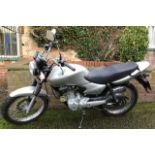 Honda CG 125 Motorcycle. First registered 01/06/12008.  Very low mileage 3,300 miles. DVLA MOT