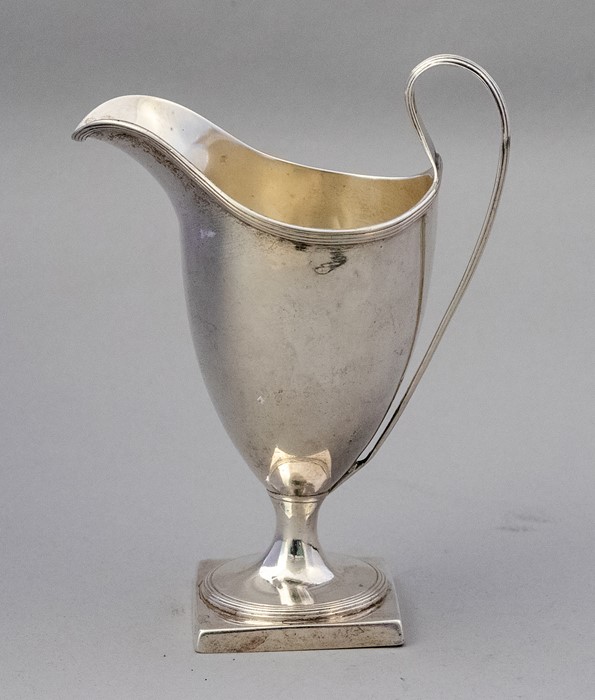 A George III silver helmet shaped jug, London 1793 - Image 2 of 2