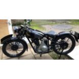 Vintage Motorcycle: 1936 New Imperial 250cc. First registered 25/03/1936.  Engine no. 36785. Frame