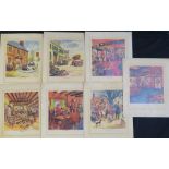 A collection of satirical prints for Guinness by Norman Thelwell; Seven Stars, Jolly Huntsman,