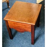 A Victorian revival mahogany commode.