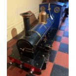 Garden Steam Railway, locomotive with sit on carriage. Built in 1990 by J.G.S.Clarke & Co., this