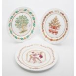 Six Spode Christmas plates, 1973, 1974, 1975, 1977, 1979, 1980 (6)