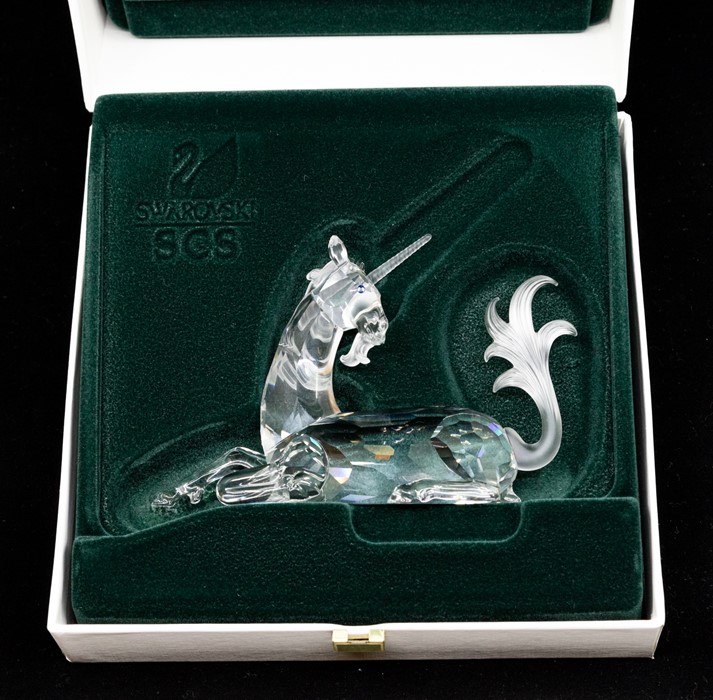 Swarovski Annual Edition 1996, Fabulous Creatures, The Unicorn (with detached horn), with box and - Image 2 of 2