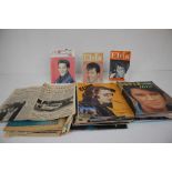 A collection of Elvis Magazines and Newspapers Including Elvis Souvenir paper, And American