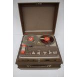 A Truvox Reel To Reel Tape Recorder, Circa 1950's Possible 1960's  Will Require Electrical Testing
