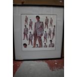 Lithographic Elvis Print Titled, 50,000,000 Elvis Fans Can’t Be Wrong, By The Artist Bob Jones. This