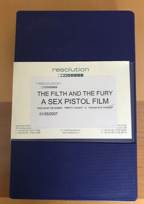 An extremely rare Sex Pistols ‘The Filth & The Fury’ Promo / Demo Digital Betacam tape from - Image 7 of 8