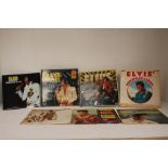 A Collection Of Elvis Presley LP’s And X1 Cd Boxset Elvis Presley Elvis collectors Gold to include