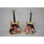 16 Elvis The Entertainer of the century guitar plates made by the Bradford exchange and released