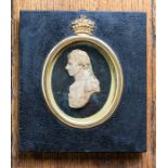 Lord Nelson Interest, a wax relief profile portrait of Horatio Viscount Nelson by Catherine