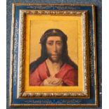 After Duccio di Buoninsegna, Crown of Thorns, oil on panel, 40 by 28cm, gilt frame  Provenance: Over