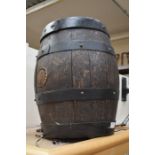 Fredrick Smiths Ltd of Aston, small sherry barrel, early 20th Century