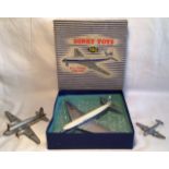 Dinky: A boxed Dinky Toys D.H. Comet Airliner 702, excellent original condition in fair box, along