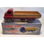 Dinky: A boxed Dinky Toys, Big Bedford Lorry 922 maroon cab with fawn back. Very good original