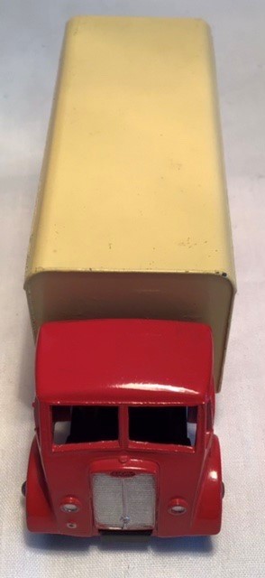 Dinky: A boxed Dinky Supertoys, Guy Van with Spratt’s livery. In excellent original condition, - Image 10 of 10