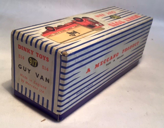 Dinky: A boxed Dinky Supertoys, Guy Van with Spratt’s livery. In excellent original condition, - Image 2 of 10