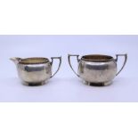 Silver jug and bowls Goldsmiths Co Circa 1922