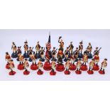 A 20th century American Independence lead  chess set