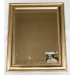 **REOFFER LONDON MAY 10/20** A Modern silvered framed rectangular wall mirror complete with