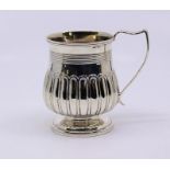 A Georgian silver christening mug 120g total gross