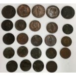 Canadian token coins & standard coinage 1824 to 1917.