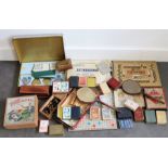 A collection of vintage board games