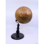 An early 20th cent continental globe
