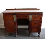 A 19th cent Colonial teak  dresser base  Provenance from an Irish 18th century Country house