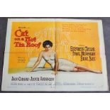 Film Movie Poster interest Cat on the Hot Tin roof
