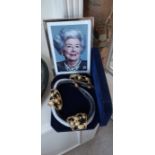 A cased costume jewellery Necklace , as worn by "Betty" Provenance  Baroness Boothroyd