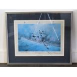 RAF Aeronautical interest Jonnie Johnson signed print