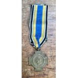 Rare German Confederation Medal, Prussia Alsen Cross, Awarded to Combatants that took part in the