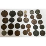 Portugal and Spain 18th to 20th Century mainly  copper coins.