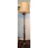 An early 20th cent Was Benson style standard lamp