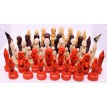 **WITHDRAWN**An English Political interest Chess set