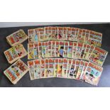 A large collection of vintage Beano and Dandy comics