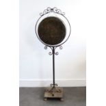 An Estate made 19th cent wrought iron gong Provenance from an Irish 19th cent Country House