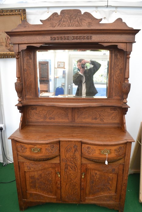 An Art Nouveau chiffonier