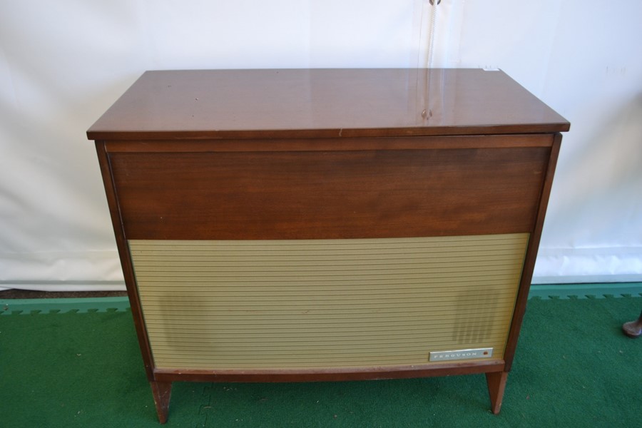 A Ferguson radiogram, in a teak veneered cabinet, circa 1960s