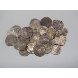 Medieval Halfpence & Farthings.  Circa, 1279-1377 AD. (26) Hammered silver coins from the reigns