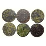 17th Century, Kent Tokens.  Dover (5). James Homard. E. Bakers Arms. Farthing. 0.81g. W220. D.M.N,