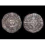 Henry VII Halfgroat.  Circa, 1502-4. Silver, 1.41g. 20.98 mm. Crowned facing bust, HENRIC DI GRA REX