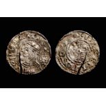 William I Penny.  Circa, 1066-1068? AD. Silver, 1.23g. 19.07 mm. Crowned and diademed bust left with