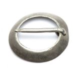 Post-Medieval silver annular brooch. 17th - 18th century. 26mm diameter, 2.3g. UK private