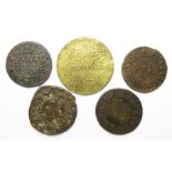 17th Century, Kent Trade Tokens.  Strood (5), Constant Walsall, bird: still. Farthing 1667. 1.03g.