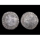 James I Sixpence.  Second coinage, 1604-19. Silver, 2.92g. 26.19 mm. Crowned bust right, VI mark
