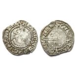 Henry VIII posthumous halfgroat issued under Edward VI. Canterbury mint, no mm. 20mm, 1.0g. Spink