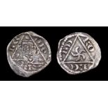 John Irish Farthing. Third Rex coinage. 1207-11 AD. Silver, 0,34 grams. 11.03 mm. Obverse: Facing