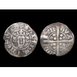 Gaucher Chatillon Sterling Penny.  Circa, 1313-22. Silver, 1.00g. 18.31 mm. Crowned facing bust, +